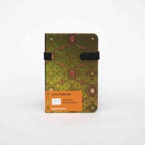 -Seidenpracht Grün- Kalender 2014, Mini 