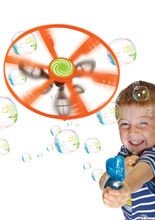 Seifenblasen Propeller Flieger blau-oran
