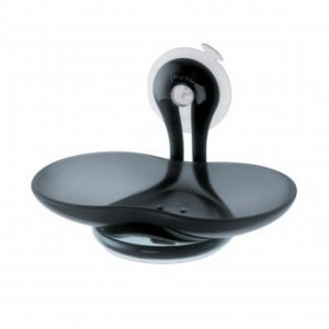 Seifenschale Loop transparent anthrazit