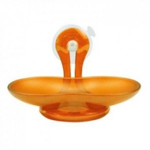 Seifenschale Loop transparent orange