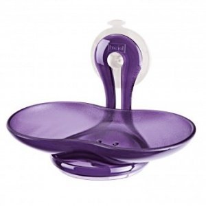 Seifenschale Loop transparent pflaume