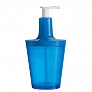 Seifenspender Flow transparent karibikbl