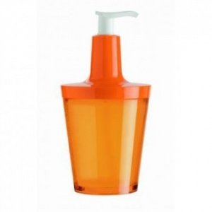 Seifenspender Flow transparent orange