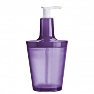 Seifenspender Flow transparent pflaume