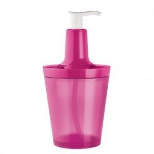 Seifenspender Flow transparent pink