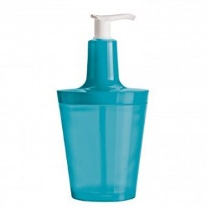 Seifenspender Flow transparent türkis