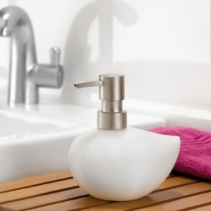 Seifenspender Grace solid weiß