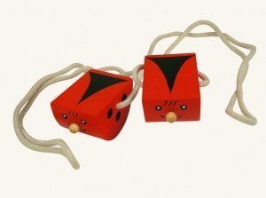 Seilstelzen "Marienkäfer", Paar  Holzspi