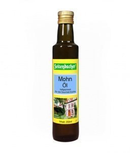 Seitenbacher Mohn Öl Bio (250ml Flasche)