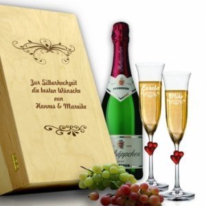 Sekt Geschenkset *Silberhochzeit*