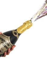 Sektflasche Konfettikanone