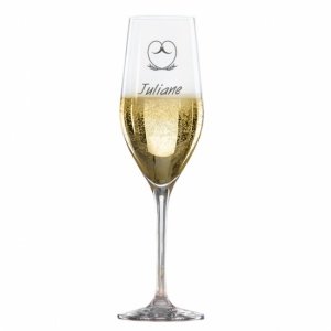 Sektglas *Summer Blue* mit Gravur