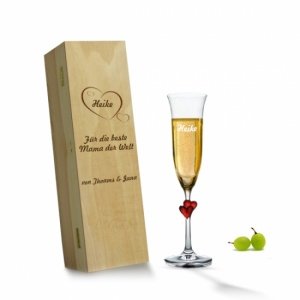 Sektglas zum Muttertag