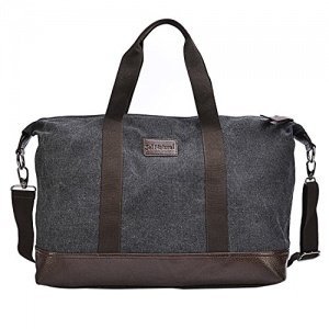 Sel Natural Reisetasche Canvas Weekender Tasche Handgepäck Sporttasche für Reise am Wochenend Urla