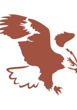 Selbstklebe Schablone - Adler