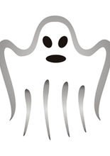 Selbstklebe Schablone - Geist