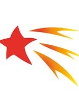 Selbstklebe Schablone - Shooting Star