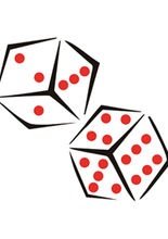 Selbstklebe Schablone - Würfel