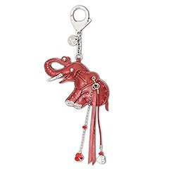 September Ruby Handtaschen-Charm