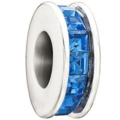 September Sapphire Flicker Bead