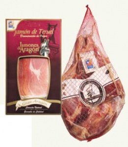 Serrano-Schinken Jamón de Teruel geschni