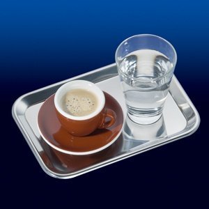 Servier-Tablett ´Bistro´ aus Edelstahl