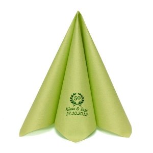 Serviette Airlaid Dinner, kiwi, personal