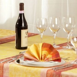 Serviette Fleur, 45x45 cm 2er-Set