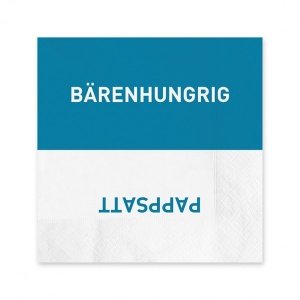 Servietten - Bärenhungrig/Pappsatt