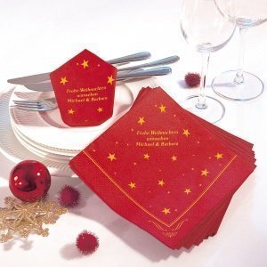 Servietten "Frohe Weihnachten wünschen..