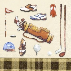 Servietten "Golf Classics"