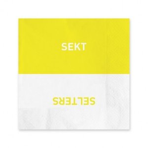 Servietten - Sekt/Selters