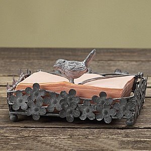 Serviettenhalter -Shanga-, Eisen antik g