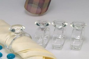 Serviettenring 4er-Set klar