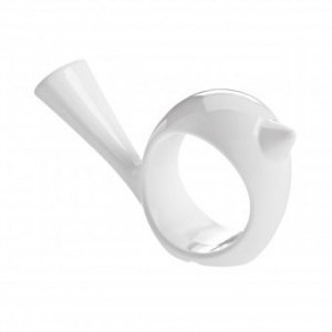 Serviettenring Pi:p solid weiß