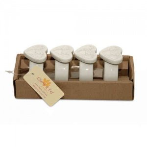 Serviettenringe -Rosenspitze-, 4er-Set, 