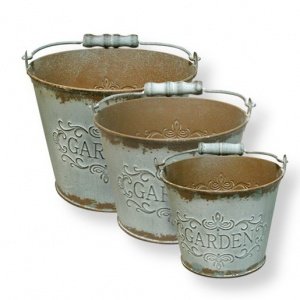 Set Metall-Eimer klein