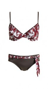 Set: Unwattierter Bügel-BH/Hipster-Midi