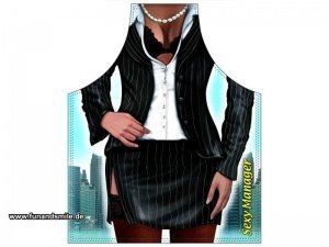 Sexy Businesswoman Grillschürze