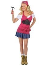 Sexy Heimwerkerin Kostüm pink