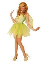 Sexy Wunschfee Damen-Kostüm grün