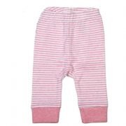 sense organics - weiche Hose rosa-weiß, 