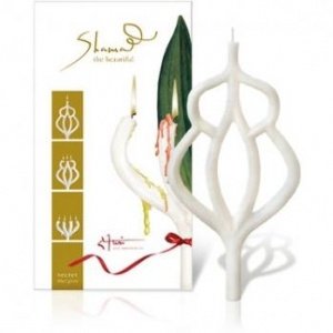 Shama secret gelb / rot Kerze