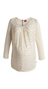 Shirt aus Chiffon/Jersey