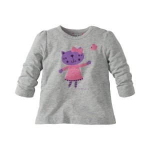 Shirt langarm 067 metal grey m