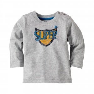 Shirt langarm  067 metal grey