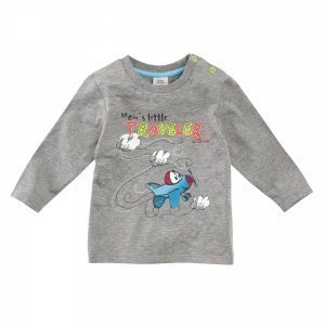 Shirt langarm 9400 light grey