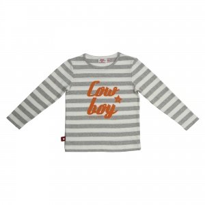 Shirt langarm Cowboy grau