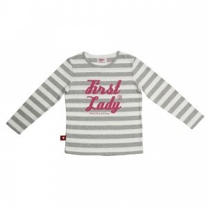 Shirt langarm First Lady grau