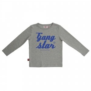 Shirt langarm Gangstar grau